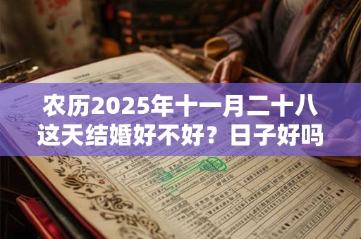 农历2025年十一月二十八这天结婚好不好？日子好吗？