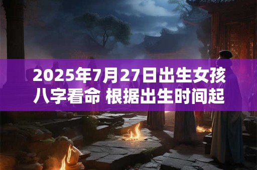 2025年7月27日出生女孩八字看命 根据出生时间起名