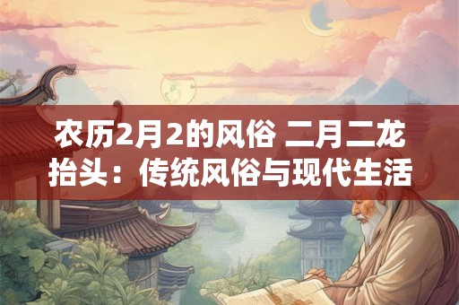 农历2月2的风俗 二月二龙抬头：传统风俗与现代生活的融合