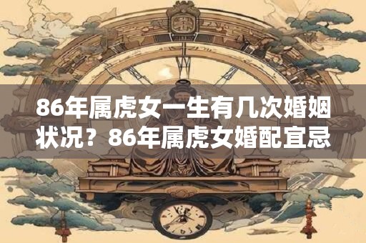 86年属虎女一生有几次婚姻状况？86年属虎女婚配宜忌