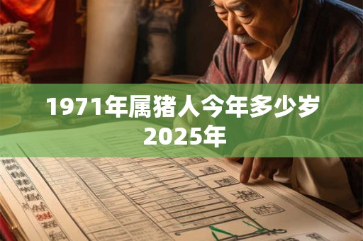 1971年属猪人今年多少岁 2025年