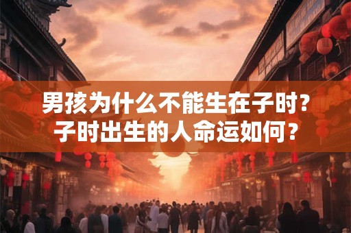 男孩为什么不能生在子时?子时出生的人命运如何? 男孩为什么不能生在子时?子时出生的人命运如何?