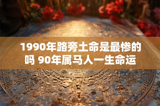 1990年路旁土命是最惨的吗 90年属马人一生命运