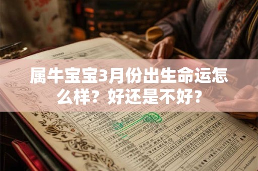 属牛宝宝3月份出生命运怎么样？好还是不好？