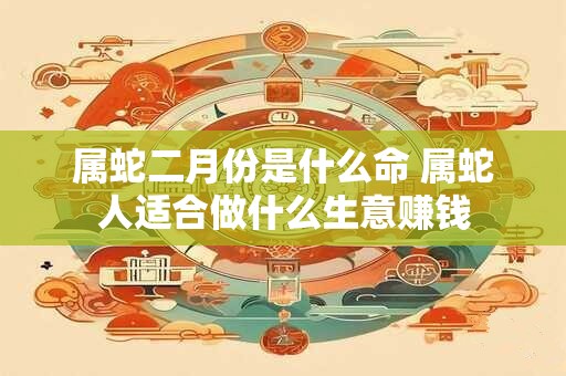 属蛇二月份是什么命 属蛇人适合做什么生意赚钱