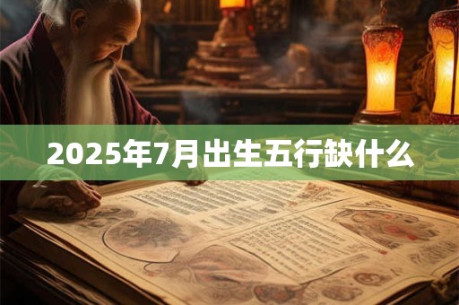 2025年7月出生五行缺什么