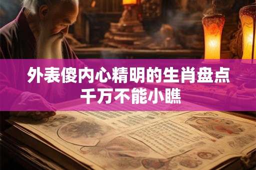 外表傻内心精明的生肖盘点 千万不能小瞧