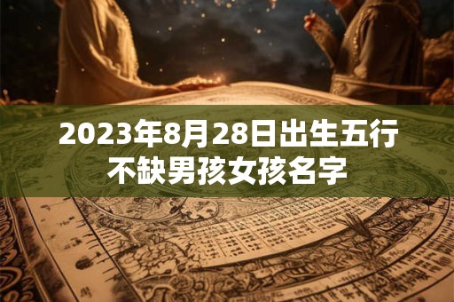 2023年8月28日出生五行不缺男孩女孩名字