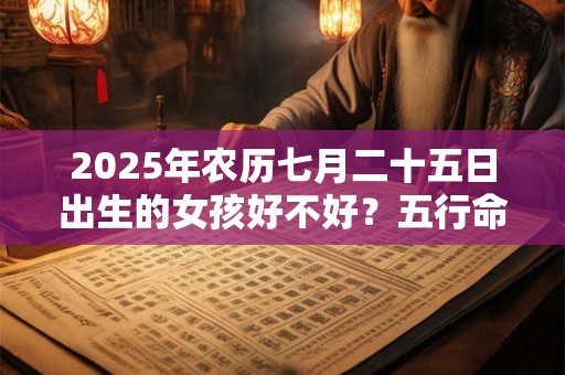 2025年农历七月二十五日出生的女孩好不好？五行命理详解