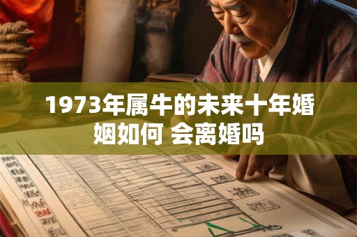 1973年属牛的未来十年婚姻如何 会离婚吗