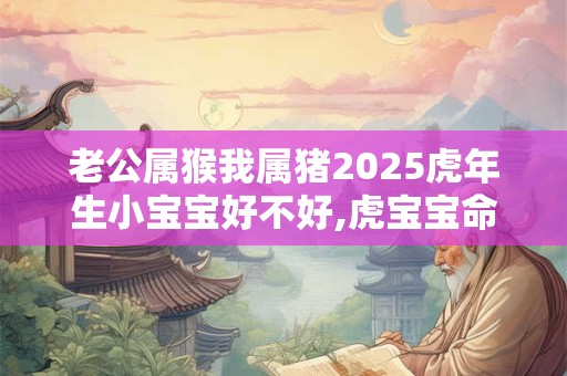 老公属猴我属猪2025虎年生小宝宝好不好,虎宝宝命运如何？