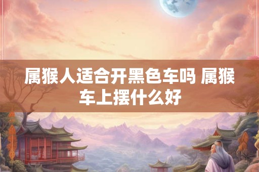 属猴人适合开黑色车吗 属猴车上摆什么好