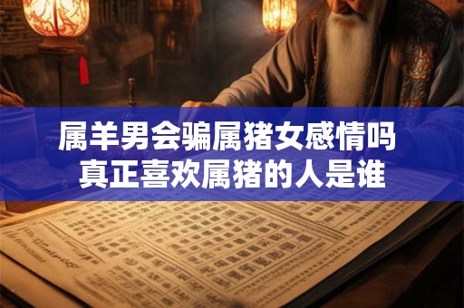 属羊男会骗属猪女感情吗 真正喜欢属猪的人是谁