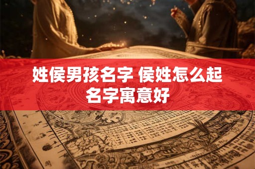 姓侯男孩名字 侯姓怎么起名字寓意好