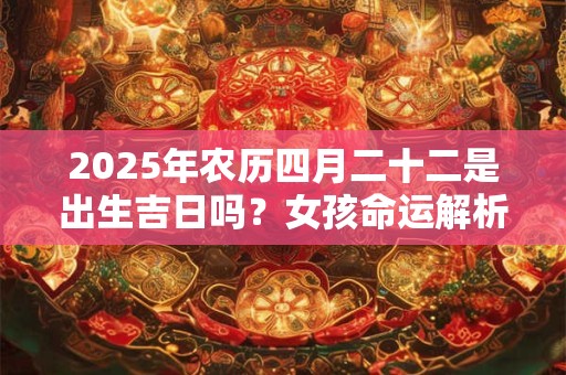 2025年农历四月二十二是出生吉日吗？女孩命运解析