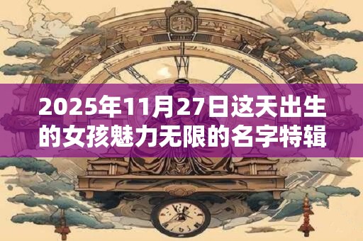 2025年11月27日这天出生的女孩魅力无限的名字特辑 2025年11月27日这天出生的女孩魅力无限的名字特辑