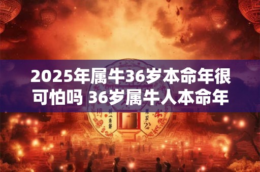 2025年属牛36岁本命年很可怕吗 36岁属牛人本命年要注意什么