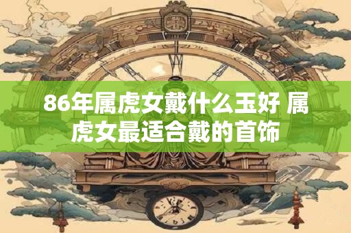 86年属虎女戴什么玉好 属虎女最适合戴的首饰