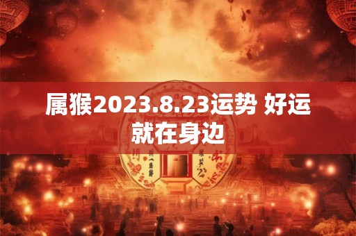 属猴2023.8.23运势 好运就在身边