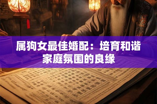 属狗女最佳婚配：培育和谐家庭氛围的良缘