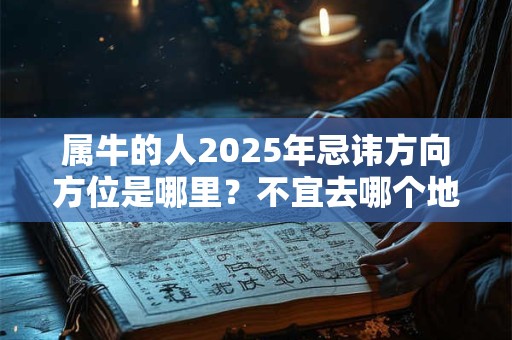 属牛的人2025年忌讳方向方位是哪里?不宜去哪个地方? 属牛的人2025年忌讳方向方位是哪里?不宜去哪个地方?
