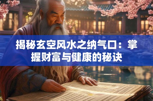 揭秘玄空风水之纳气口：掌握财富与健康的秘诀