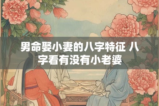 男命娶小妻的八字特征 八字看有没有小老婆 男命娶小妻的八字特征 八字看有没有小老婆