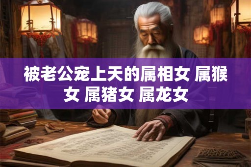 被老公宠上天的属相女 属猴女 属猪女 属龙女