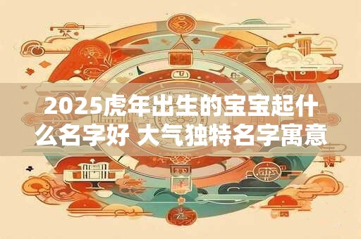 2025虎年出生的宝宝起什么名字好 大气独特名字寓意好
