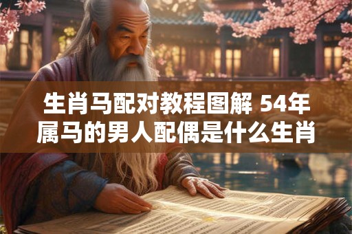 生肖马配对教程图解 54年属马的男人配偶是什么生肖