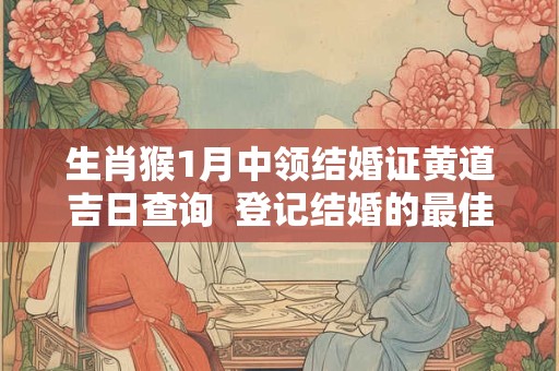 生肖猴1月中领结婚证黄道吉日查询  登记结婚的最佳日子