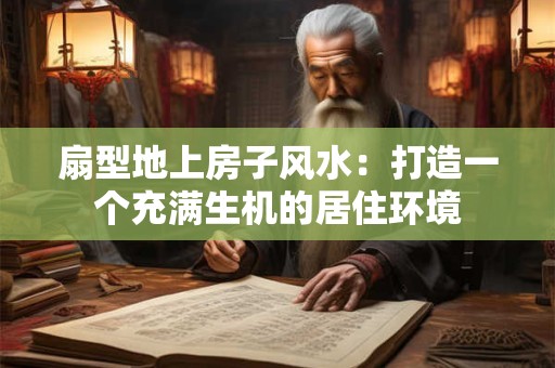 扇型地上房子风水：打造一个充满生机的居住环境