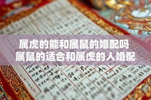 属虎的能和属鼠的婚配吗 属鼠的适合和属虎的人婚配吗