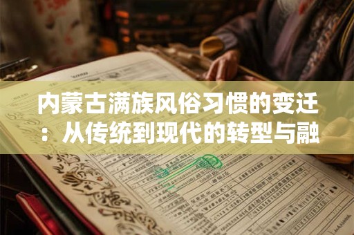 内蒙古满族风俗习惯的变迁：从传统到现代的转型与融合