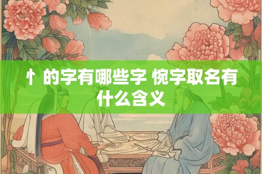 忄的字有哪些字 惋字取名有什么含义
