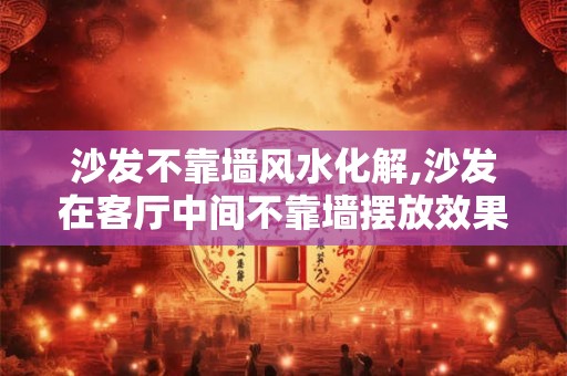 沙发不靠墙风水化解,沙发在客厅中间不靠墙摆放效果图