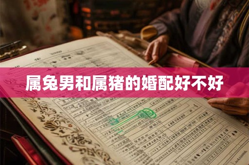 属兔男和属猪的婚配好不好