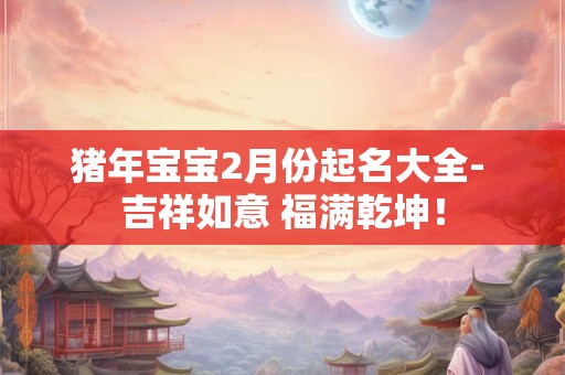 猪年宝宝2月份起名大全- 吉祥如意 福满乾坤！