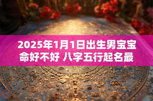 2025年1月1日出生男宝宝命好不好 八字五行起名最全款