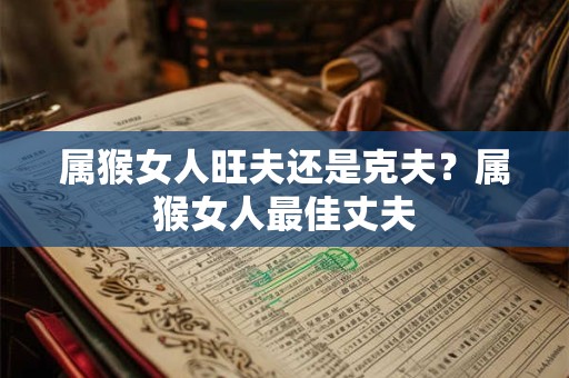 属猴女人旺夫还是克夫？属猴女人最佳丈夫