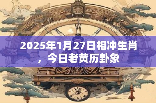 2025年1月27日相冲生肖，今日老黄历卦象