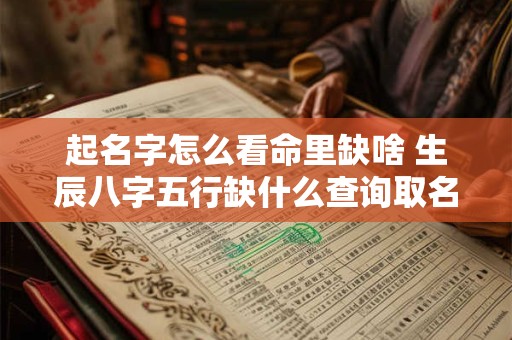 起名字怎么看命里缺啥 生辰八字五行缺什么查询取名