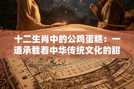 十二生肖中的公鸡蛋糕：一道承载着中华传统文化的甜品