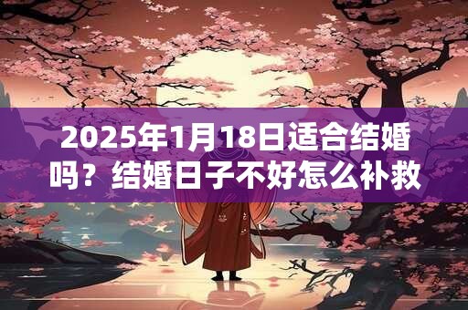 2026年1月18日适合结婚吗？结婚日子不好怎么补救？