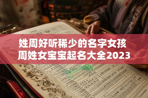 详细阅读:姓周好听稀少的名字女孩 周姓女宝宝起名大全2023 姓周好听稀少的名字女孩 周姓女宝宝起名大全2023