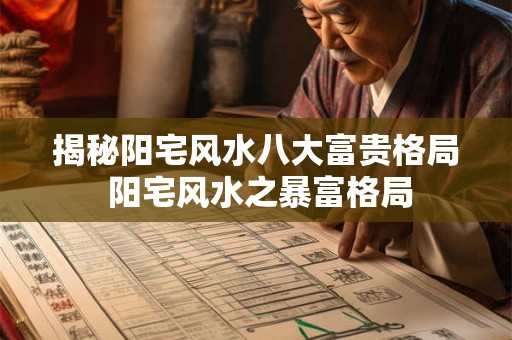 揭秘阳宅风水八大富贵格局 阳宅风水之暴富格局