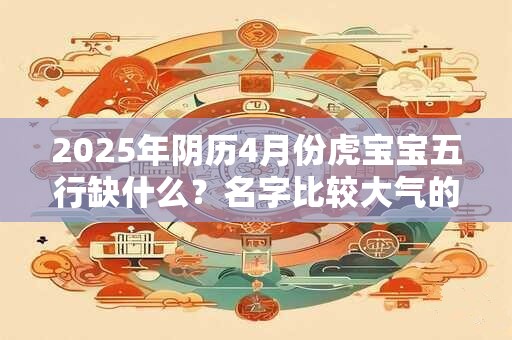 2025年阴历4月份虎宝宝五行缺什么？名字比较大气的