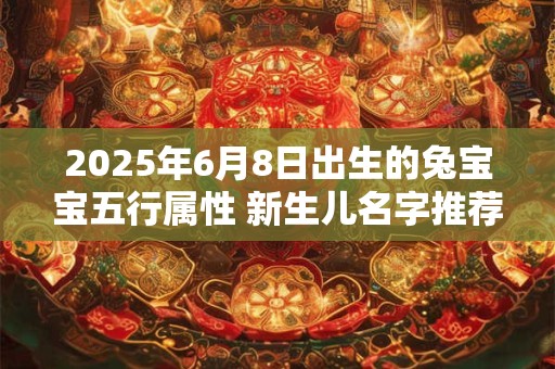 2026年6月8日出生的兔宝宝五行属性 新生儿名字推荐