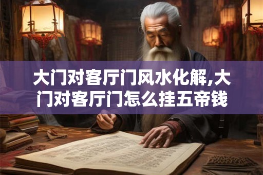 大门对客厅门风水化解,大门对客厅门怎么挂五帝钱