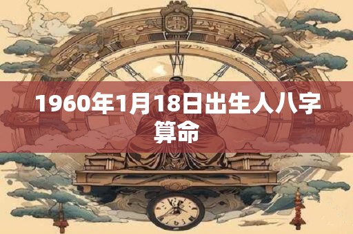 1960年1月18日出生人八字算命